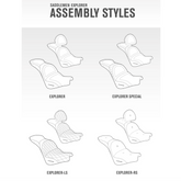 Saddlemen 2018-2020 Low Rider Fxlr/Fxlrs, Sport Glide Flsb Explorer™ Ls Seat With Driver'S Backrest
